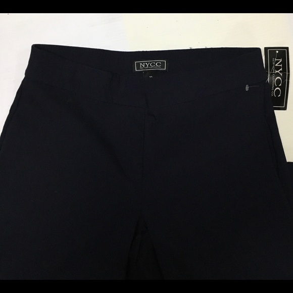 NY CO  Capri Stretch Pants in Navy Blue Sz 10n - Picture 4 of 6
